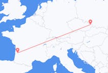 Vluchten van Ostrava, Tsjechië naar Bordeaux, Frankrijk