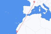 Voli from Nouakchott, Mauritania to Clermont-Ferrand, Francia