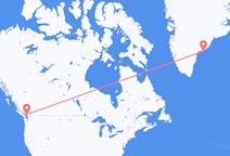 Flüge von Vancouver, Kanada nach Kulusuk, Grönland