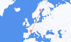 Flights from Örnsköldsvik, Sweden to Béziers, France