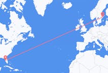 从坦帕飞往斯德哥尔摩的航班