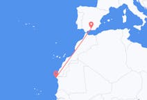 Flights from Nouadhibou, Mauritania to Granada, Spain