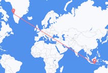 出发地 印度尼西亚丹帕沙目的地 格陵兰阿西亚特的航班