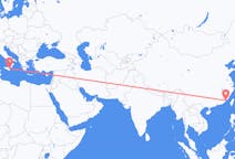 Flyreiser fra Xiamen, til Catania