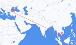 เที่ยวบิน จาก เกาะคอนเซิน, เวียดนาม ไปยัง อังการา, ตุรกี