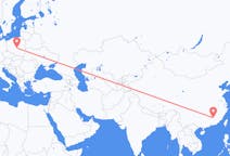 Fly fra Ganzhou til Łódź