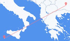 Fly fra Pantelleria til Plovdiv