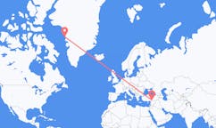 Flights from Upernavik, Greenland to Gaziantep, Turkey
