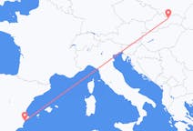 Flights from Poprad in Slovakia to Alicante in Spain