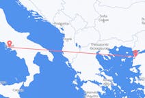 出发地 土耳其出发地 恰納卡萊目的地 意大利那不勒斯的航班