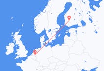 Flug frá Eindhoven, Hollandi til Tampere, Finnlandi