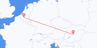 Flyreiser fra Belgia til Ungarn