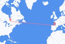 Flyg från Rouyn-Noranda, Kanada till Bilbao, Spanien