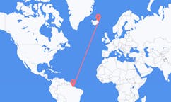 Flyreiser fra Belém, Brasil til Egilsstaðir, Island