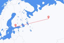 Flights from Helsinki, Finland to Ukhta, Russia