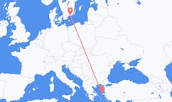 Flyg från Ronneby till Chios