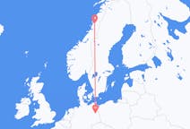 Vols depuis la ville de Mosjøen vers la ville de Berlin