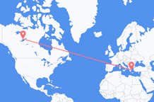 Flights from Yellowknife to Athens