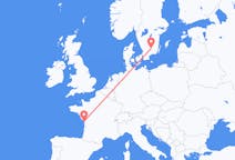 Flights from La Rochelle, France to Växjö, Sweden