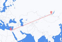 Fly fra Kairo til Irkutsk