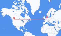 Vluchten van Castlegar, British Columbia, Canada naar Duesseldorf, Duitsland