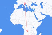 Flyg från Luena, Angola till Pescara, Italien