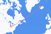 Flights from Louisville to Reykjavík