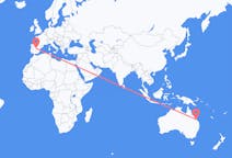 Flights from Rockhampton, Australia to Madrid, Spain