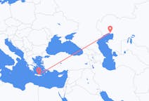 Flyreiser fra Atyrau, Kasakhstan til Iraklio, Hellas