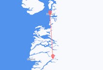 Flyreiser fra Ilulissat, Grønland til Kangerlussuaq, Grønland