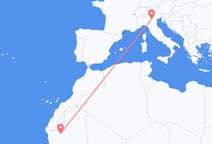 Flyreiser fra Atar, Mauritania til Verona, Italia