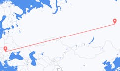 Fly fra Jakutsk til Târgu Mureș