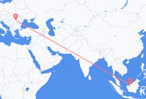 Flyrejser fra Sibu, Malaysia til Sibiu, Rumænien