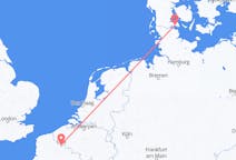 出发地 丹麦出发地 森纳堡目的地 法国里尔的航班