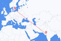 Flyreiser fra Ahmadabad, India til Ronneby, Sverige