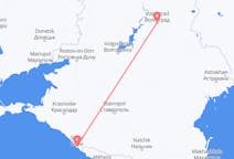 Vluchten van Sochi naar Wolgograd