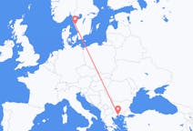 Flights from Gothenburg to Kavala Prefecture