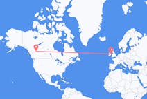 Flyreiser fra Dawson Creek, Canada til Dublin, Irland