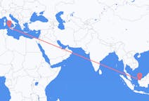 Flyrejser fra Kuching, Malaysia til Trapani, Italien