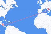 Flyreiser fra Liberia, Costa Rica til Napoli, Italia