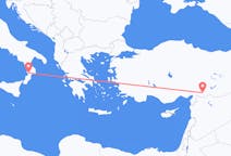 Flyreiser fra Lamezia Terme, Italia til Gaziantep, Tyrkia
