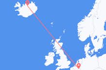 Flights from Akureyri to Liege