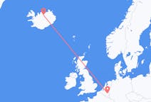 Flights from Akureyri, Iceland to Li?ge, Belgium