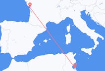 튀니지 제르바에서 출발해 프랑스 라로셸에게(으)로 가는 항공편