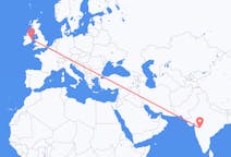 印度出发地 奥郎加巴德飞往印度目的地 都柏林的航班
