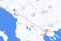 Flyrejser fra Thessaloniki til Podgorica