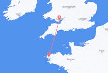 出发地 法国出发地 布雷斯特前往威尔士的加迪夫的航班