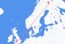 Flyg från Kolari, Finland till Bristol, England