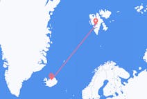 Vols d’Akureyri vers Svalbard