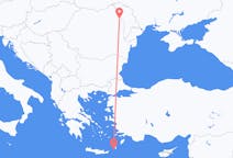 Flights from Kasos, Greece to Iași, Romania